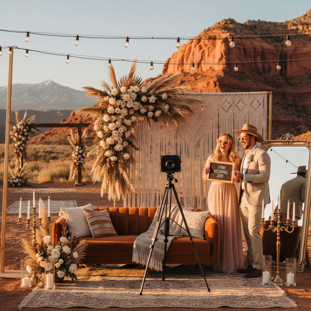 Photo Booth Placement Tips for Utah Wedding Venues