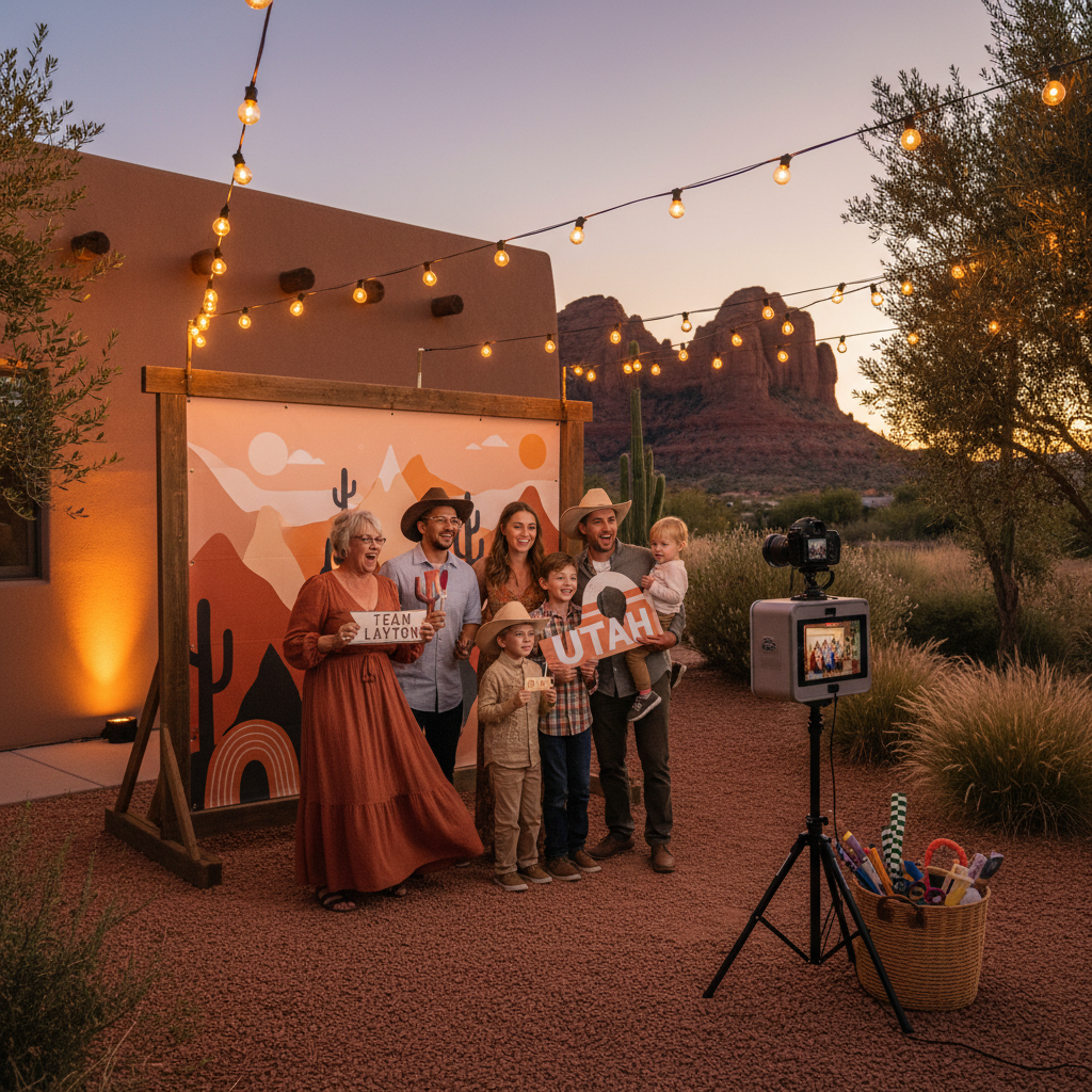Family Reunion Fun: A Photo Booth for All Ages in Layton