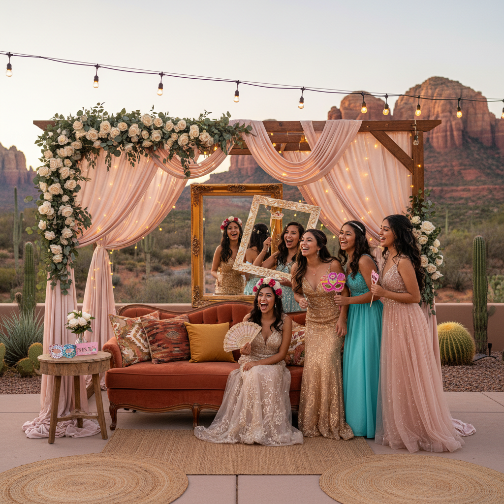 Cómo Planificar el Photo Booth Perfecto para Fiesta de Quinceañera
