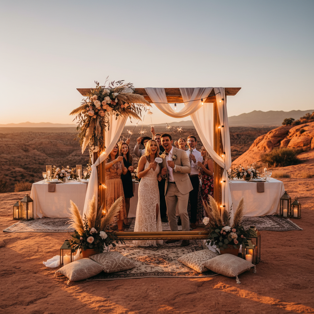 Photo Booth Ideas for Engagement Parties and Proposals in Utah