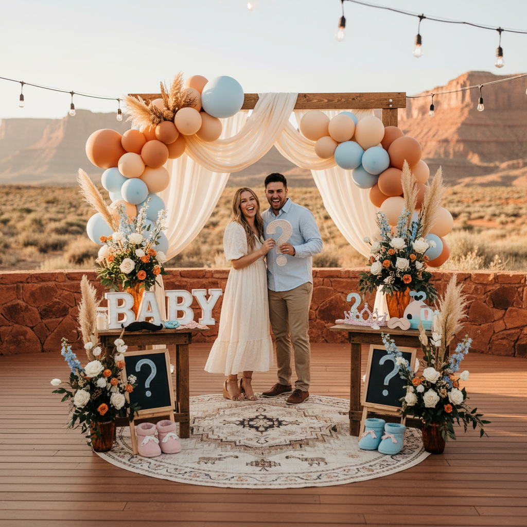 Photo Booth Ideas for Baby Showers and Gender Reveals in Utah