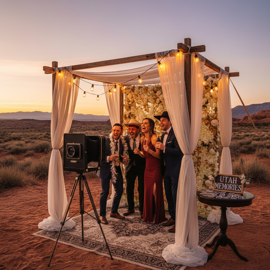 Why You Need a Photo Booth at Your Utah County Wedding