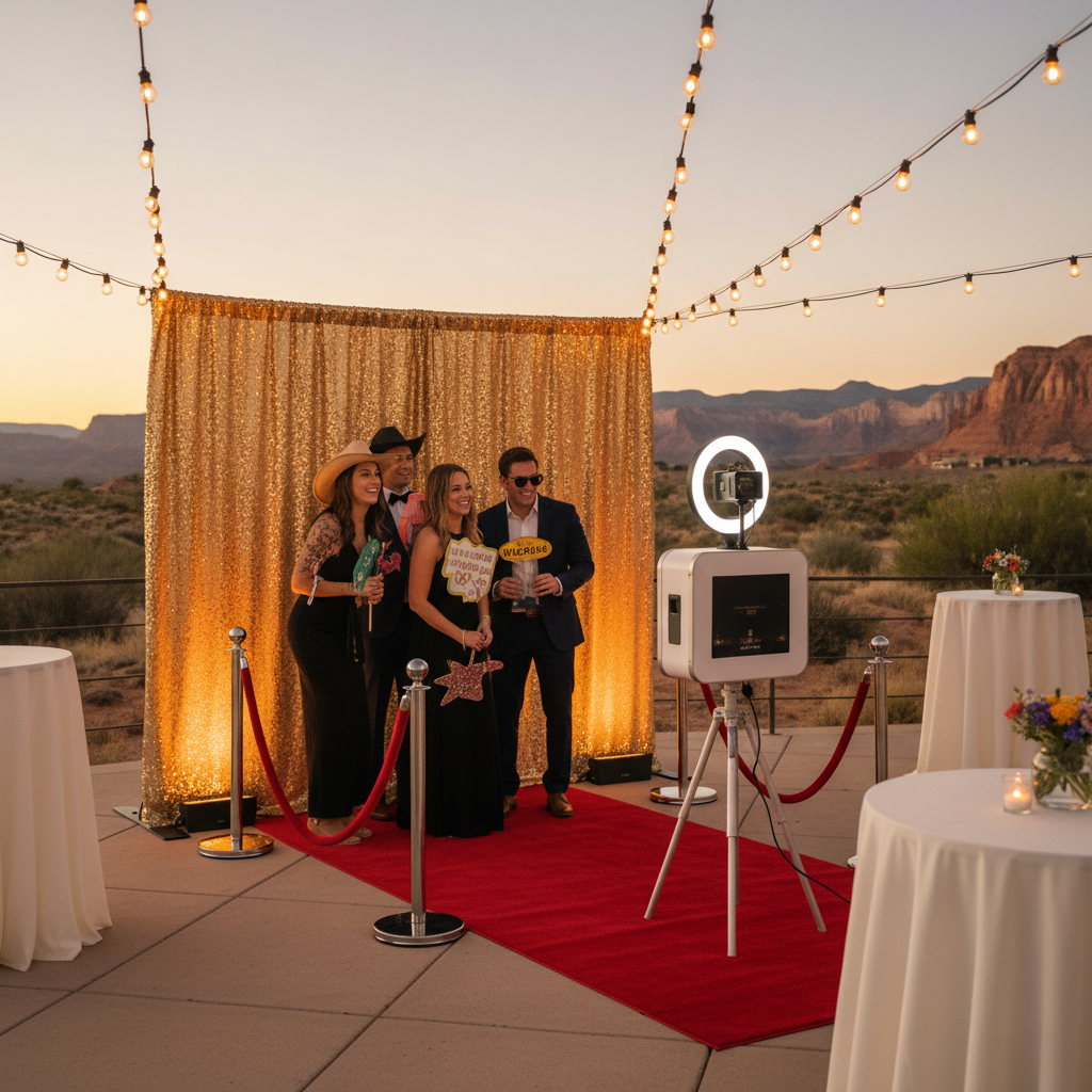 Creating a Red Carpet Photo Booth Experience at Utah Events