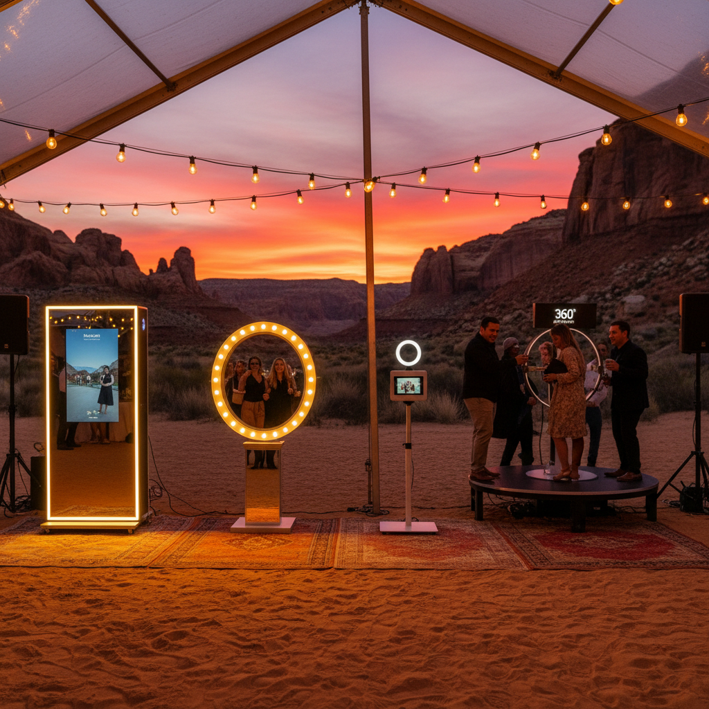 Mirror Air Booth vs Beauty Mirror vs iPad vs 360: Which Is Best for Your Utah Event?