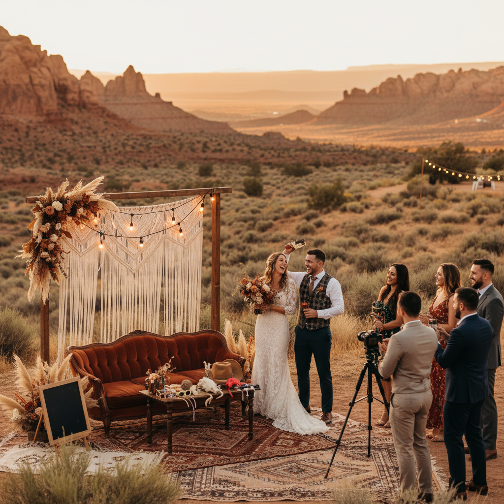 Why Every Utah Elopement Deserves a Photo Booth Celebration