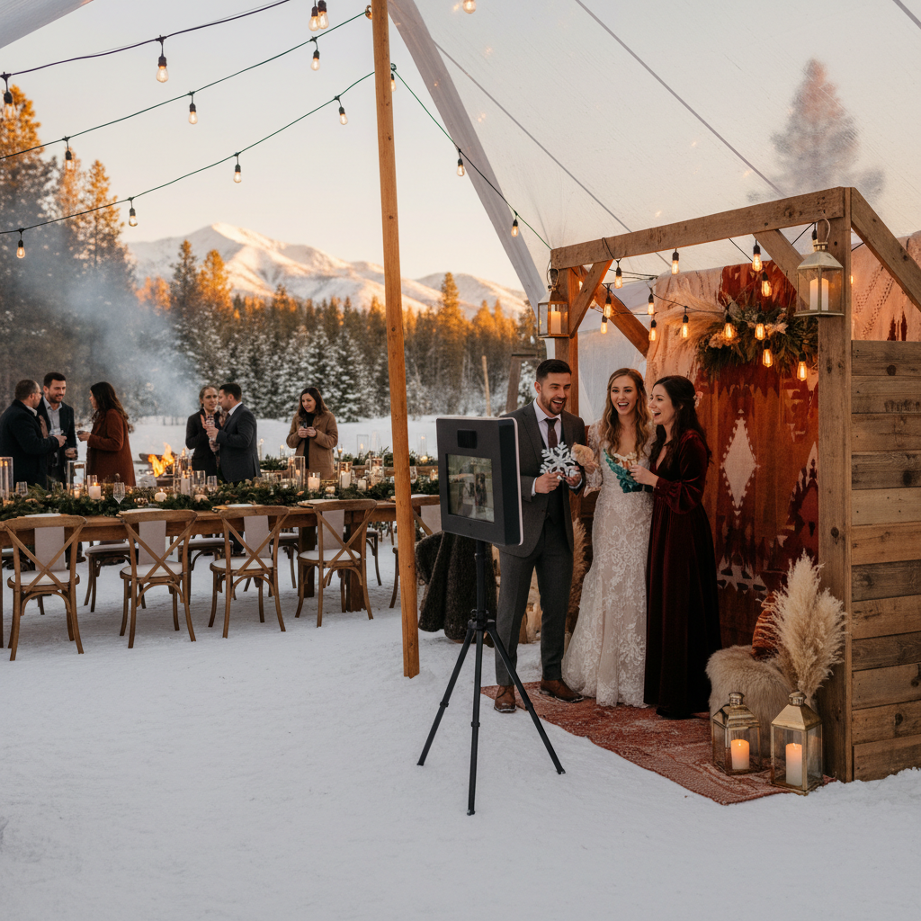 Winter Wonderland Weddings & Photo Booths: Capturing the Magic in Ogden