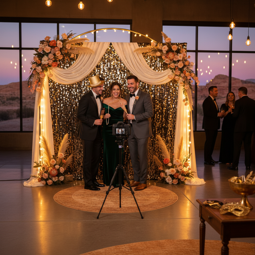 Elegant Black Tie Events: A Photo Booth to Match Your Sophistication
