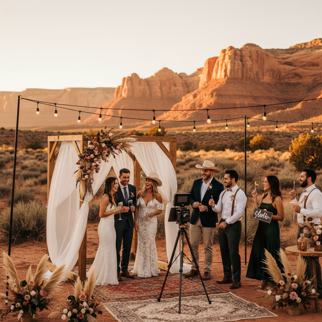 The Ultimate Guide to Planning a Southern Utah Wedding with a Photo Booth