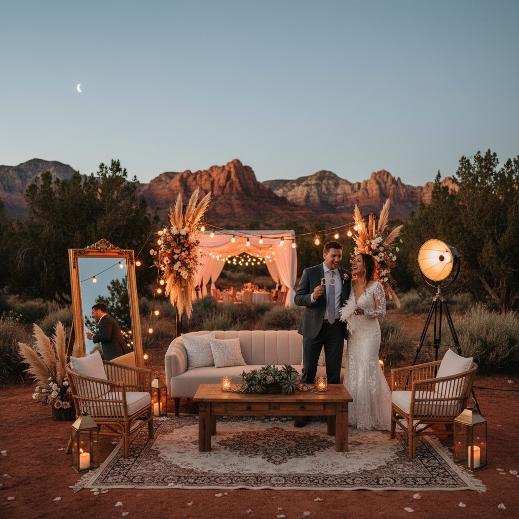 Photo Booth or Photo Lounge: The New Trend in Wedding Fun