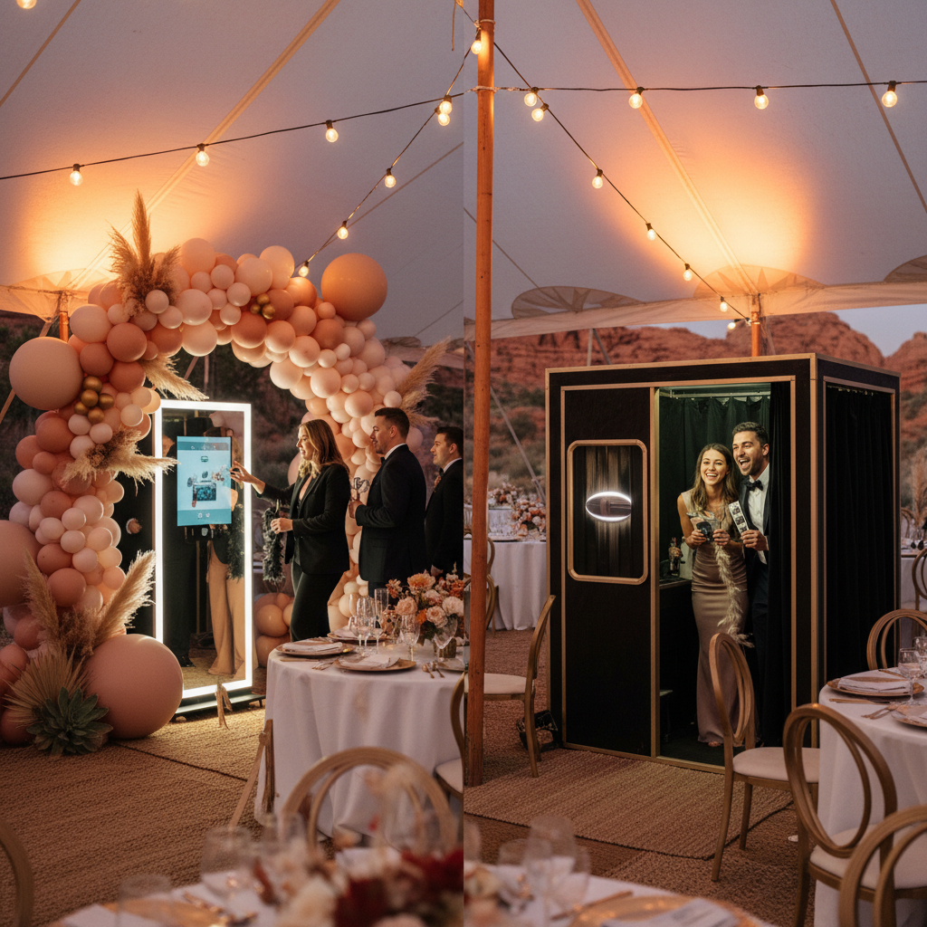 The Mirror Air Booth vs. Traditional Enclosed Booths: A Luxury Comparison