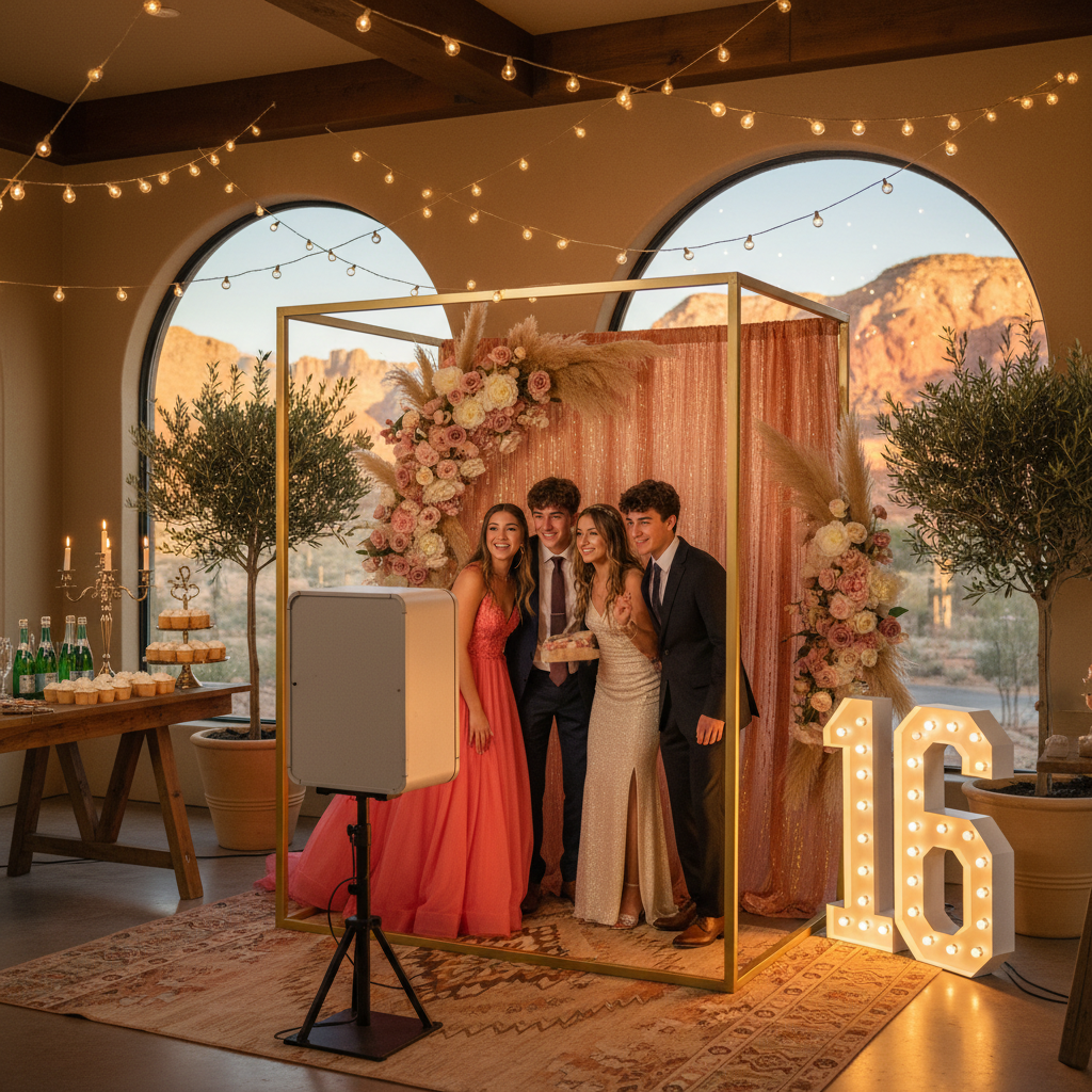 Capturing Sweet Sixteen Memories with a Luxury Photo Booth in St. George
