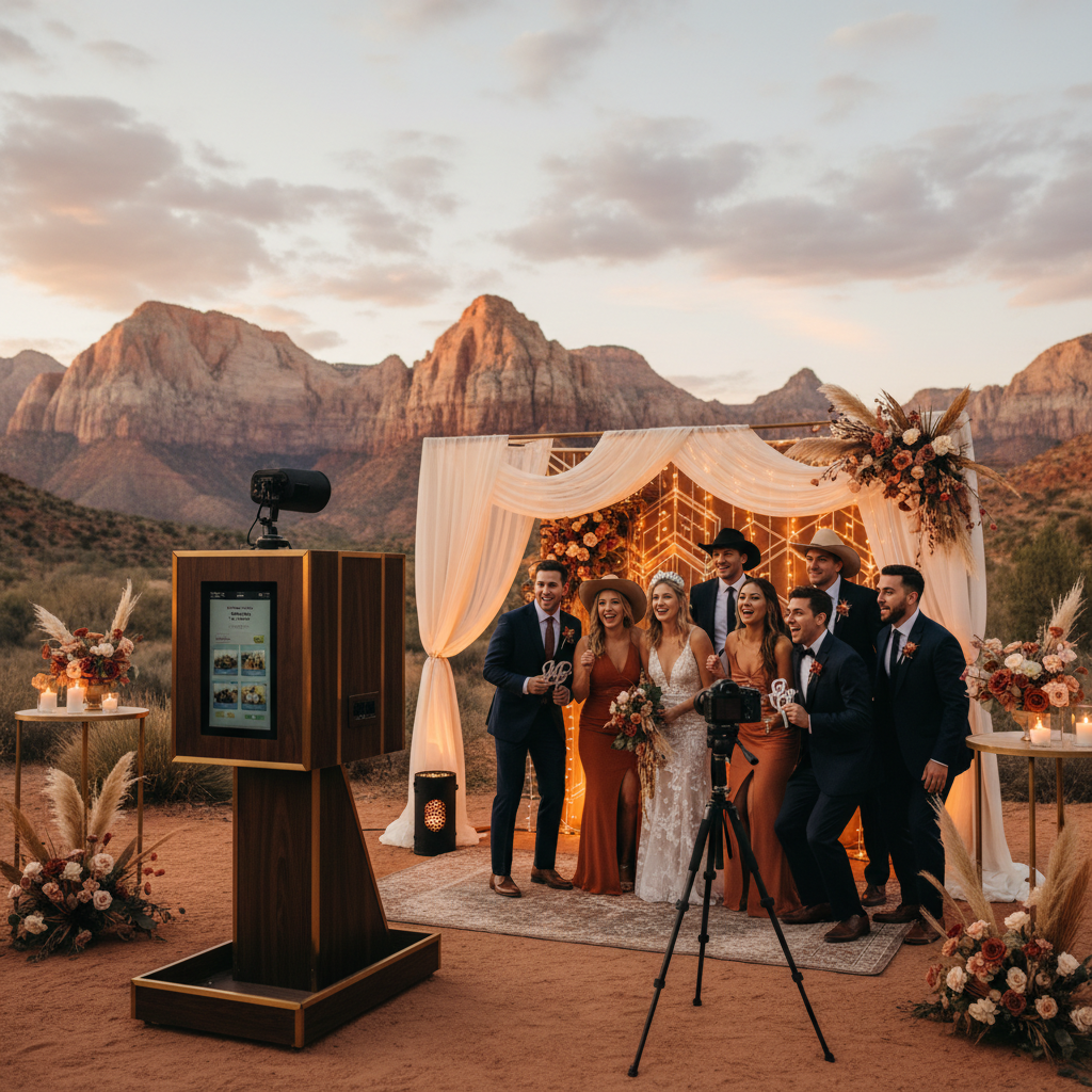 Elevating Your Utah Wedding with a Luxury Photo Booth Experience