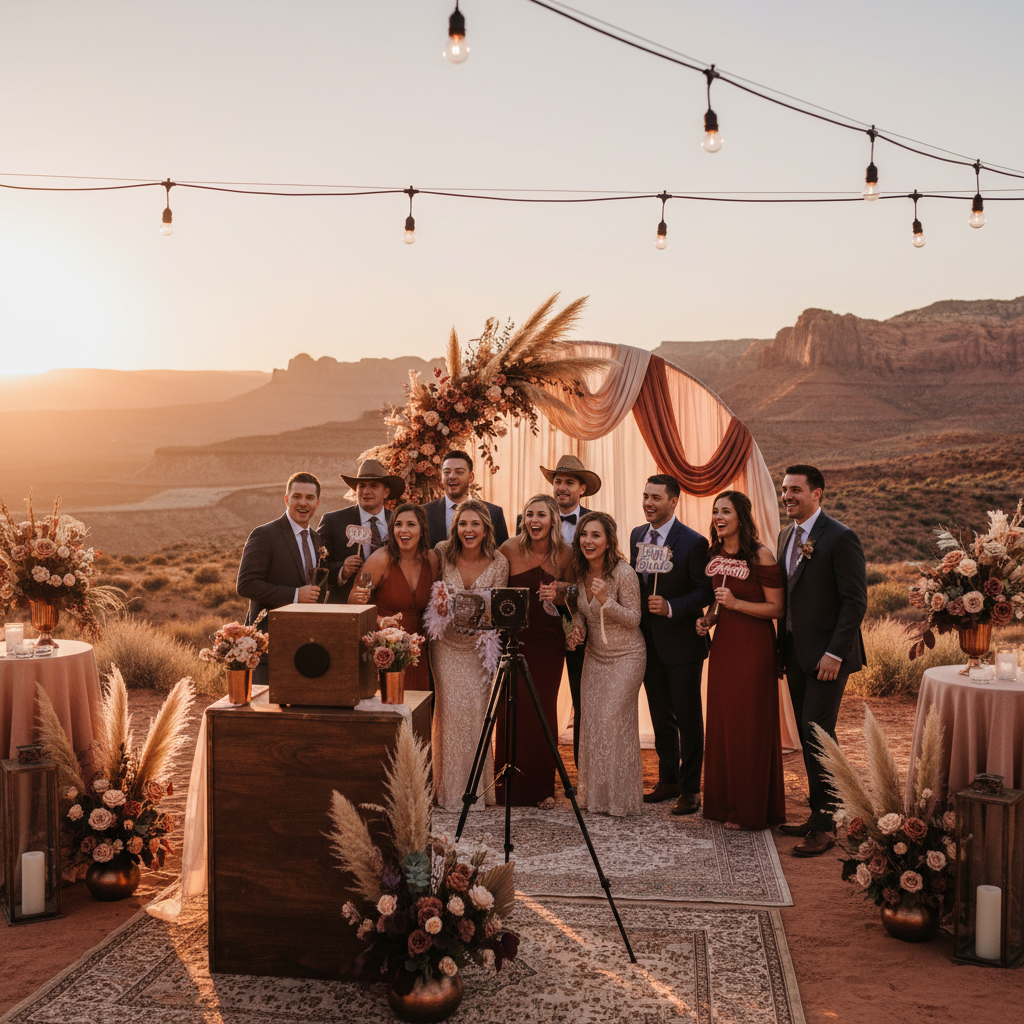 How Destination Weddings in Utah Benefit from a Photo Booth
