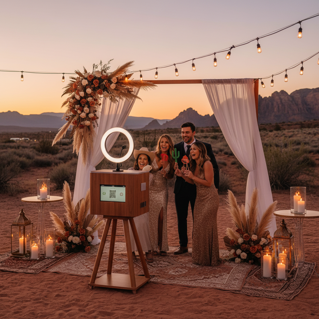 Social Media Integration with Modern Photo Booths