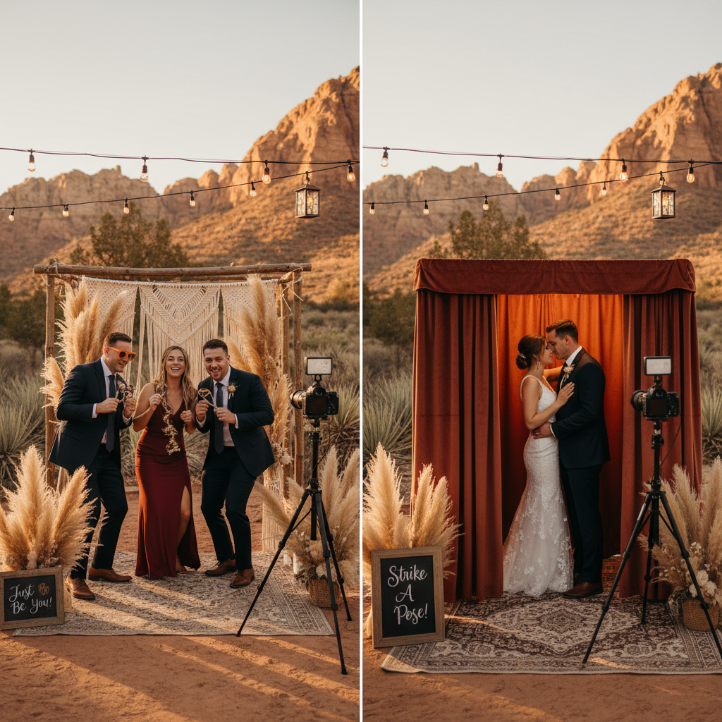 Candid vs Posed: What Style Works Best for Wedding Booths