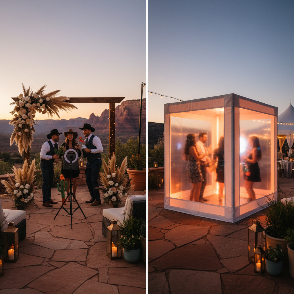 Open-Air vs Enclosed Photo Booths for Utah Events: Pros and Cons