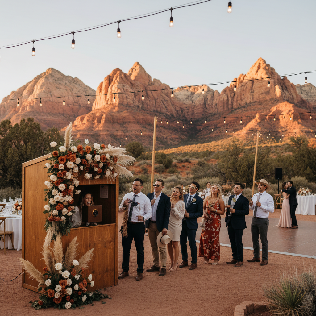 Best Utah Mountain Venues for Wedding Photo Booths