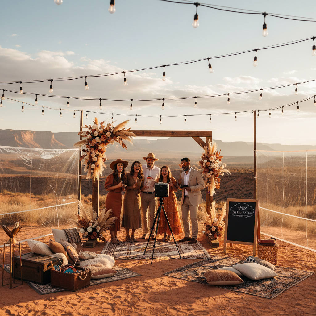 How Weather Affects Outdoor Photo Booth Events in Utah