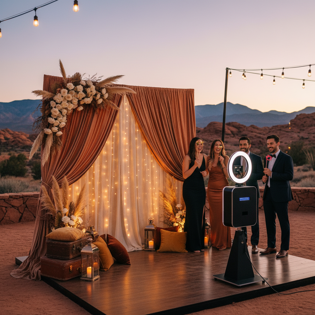 The Art of the Backdrop: Enhancing Your Luxury Photo Booth Experience