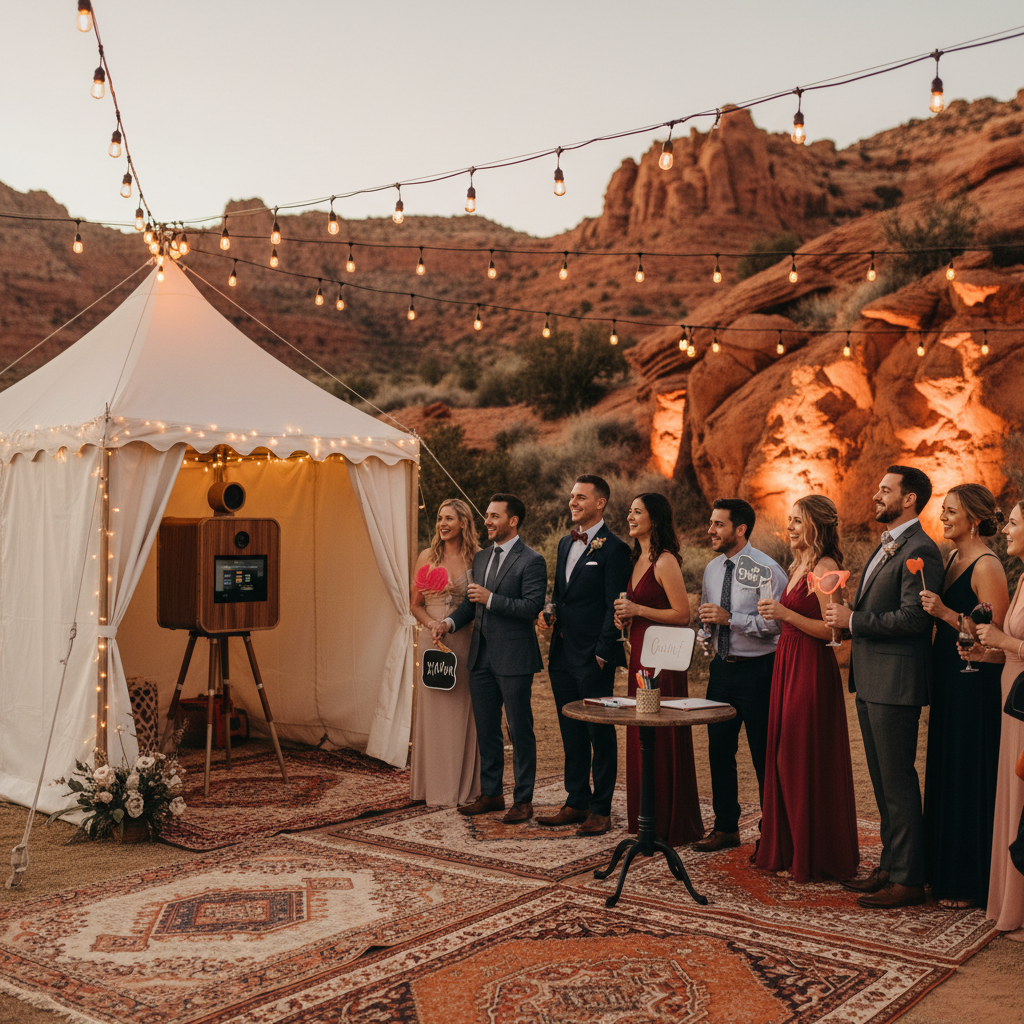 How to Handle Long Lines at Your Wedding Photo Booth