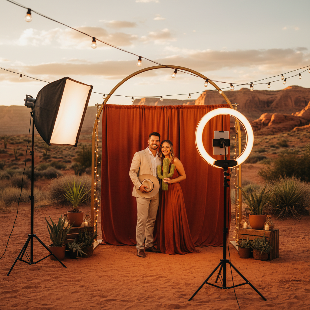 Strobe Lighting vs. Ring Lights: Professional Photo Booth Illumination
